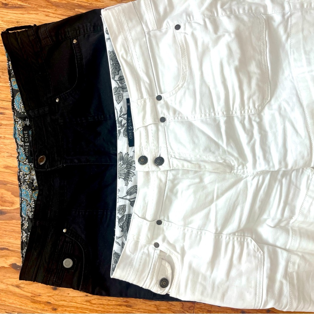 Black and White -cute shorts-perfect neutral options as a wardrobe base